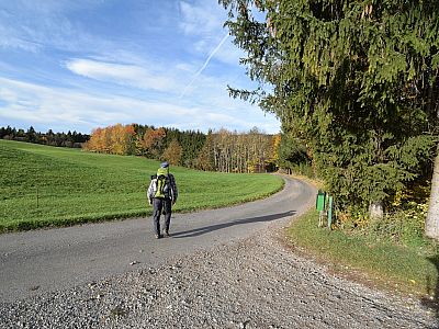 ... rechts in den Kohlgrabenweg ab.