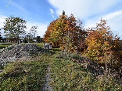 ... aber ein Stück dahinter können wir links abbiegen