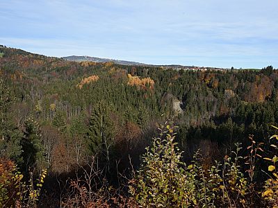 Der Ausblick nach Osten über das Ammertal