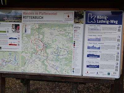 Rund um Rottenbuch lässt es sich gut wandern