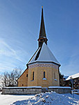 Die Kirche Heilig Kreuz in Wettlkam