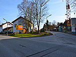 Hier biegen wir links in die St.-Coloman-Str. ein