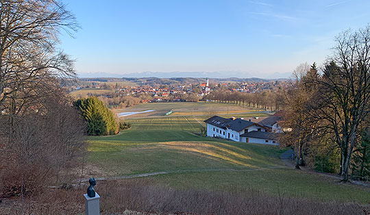 Von Kirchseeon zum Forsthaus St. Hubertus und nach Ebersberg