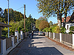 Wir biegen in die Maisinger-Schlucht-Straße ein...