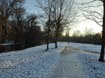 Nach Süden folgen wir ein wenig den Schwabinger Bach flussaufwärts.