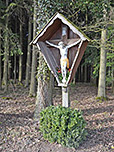 Wir passieren ein Wegkreuz...