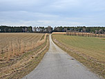 ...und biegen nach Happach rechts ab