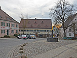 Schließlich erreichen wir den Marktplatz von Altomünster...