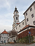 Ein letzter Blick zur Kirche Sankt Alto und Sankt Birgitta