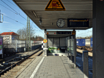 Wir starten am Bahnhof Olching...