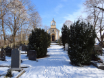Die 1871 errichtete Friedenskapelle