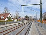 Los gehts am Bahnhof in Schwabhausen