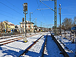 Wir starten am Bahnhof in Wolfratshausen...