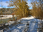 ...und schießlich wieder an die Isar zurück