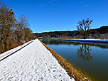 Der Isarkanal auf Höhe der Aumühle