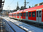 ...bevor es mit der S-Bahn nach Hause geht