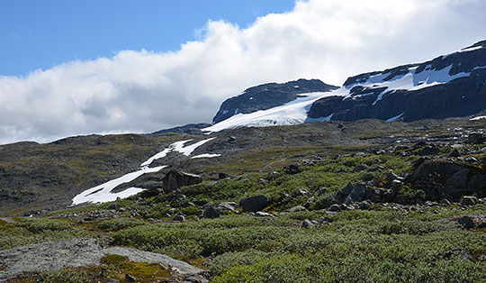 Von Finse zum Hardangerjøkulen