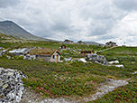 Blick zurück zur Peer Gynt-hytta