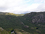 Blick Richtung Norden zum Troppevatnet