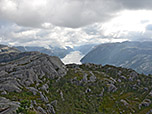 Blick zum Lysefjord