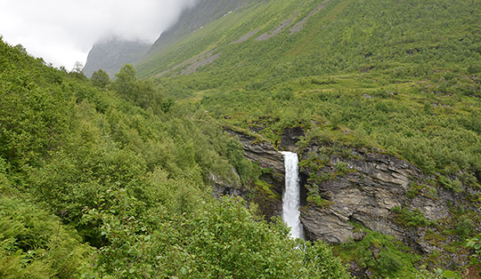 Storseterfossen am Geirangerfjord