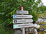 Wir beginnen am Gehöft Westerås unsere Wanderung zum Storseterfossen