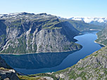 Der Ringedalsvatnet ohne die Trolltunga