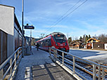 Der Bahnhof in Oberammergau ist unser Ausgangspunkt