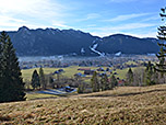 Blick auf Oberammergau