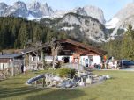 Die Kneipp-Anlage an der Wochenbrunner Alm