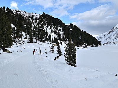 Am Nordufer führt uns der Weg zurück Richtung Staller Alm