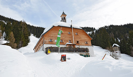 Bochumer Hütte - Winterwandern und Rodeln