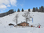 Die Maisalm am Fuße des Haindorfer Bergs