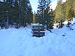 Wegweiser im Lazzacher Tal