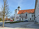Die Rokokokirche des ehemaligen Klosters