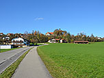 Blick zurück zur Kirche St. Marinus und Anianus