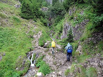 Leider werden wir auch von oben nass