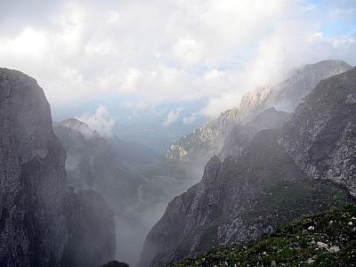Am Kam wird nun auch der Blick nach Süden mehr oder weniger frei