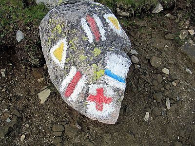 Am Gipfel treffen viele Wege aufeinander