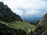 Ausblick zurück auf unseren Aufstiegsweg