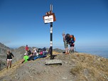 Den Gipfel des Vf. Laitel (2390 m)...