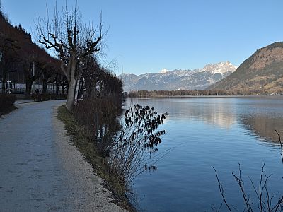 Rechts im Bild wird nun das Breithorn sichtbar