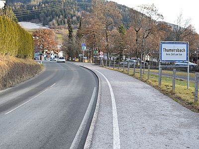Wir haben Thumersbach erreicht