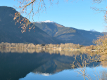 Der Ausblick zurück auf das Nordufer