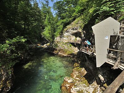 Außerhalb der Öffnungszeiten kann man die Schlucht nicht betreten