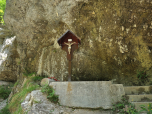 Am Kreuz haben wir etwa ein Drittel der Klamm gesehen