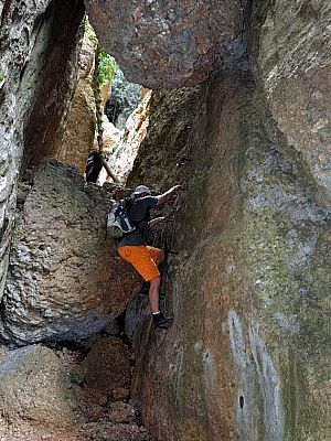 Der Aufstieg durch den ...