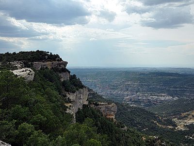 Blick am Punta dels Pins Carrassers vorbei nach Westen