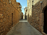 Eine Gasse in La Morera de Montsant