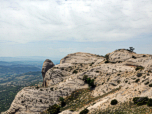 Blick zurück nach Westen und auf ...